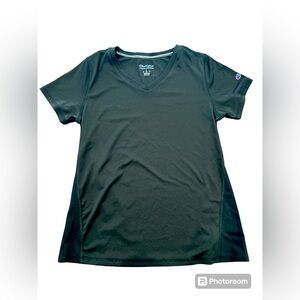 CHAMPION Dri-Fit T-Shirt Short Sleeve Black Small